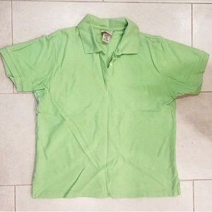 L.L. Bean green short sleeve polo